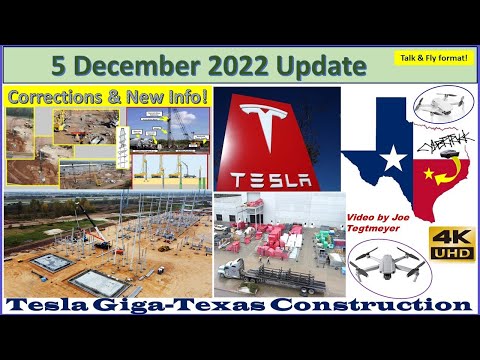 Lifting Fog Reveals Massive New Construction Site! 5 December 2022 Giga Texas Updates (10:35AM)