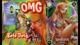 OhMyGods Card Game Beta Deck Opening!! | OMG Card Game