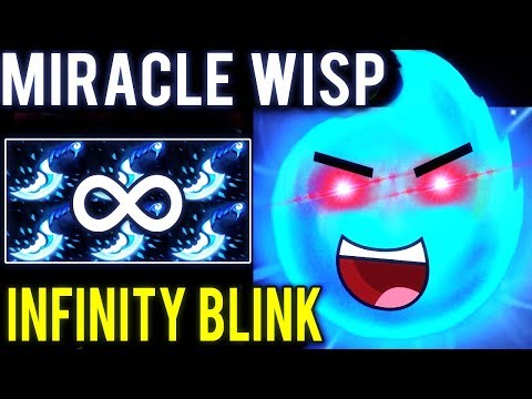 Miracle- Genius Wisp Nonstop Blink - Catch Me If You Can Escape Master Dota 2
