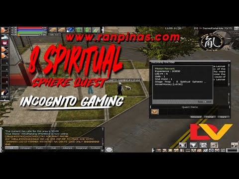 LEVEL 77 8 SPIRITUAL SPHERE QUEST | RAN ONLINE PINAS | INCOGNITO GAMING