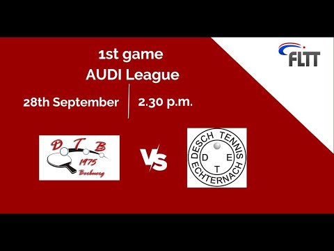 AUDI League: Berbuerg - Iechternach  (Table 1)