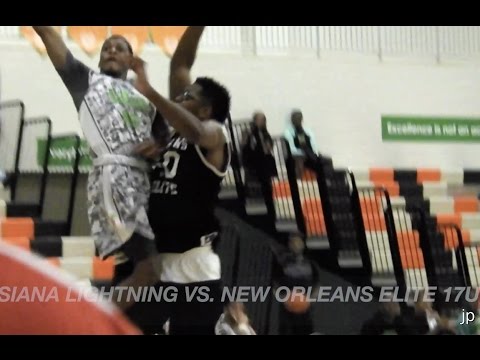 Louisiana Lighting's MAKYE RICHARD POSTERIZES New Orleans Elite defender!!