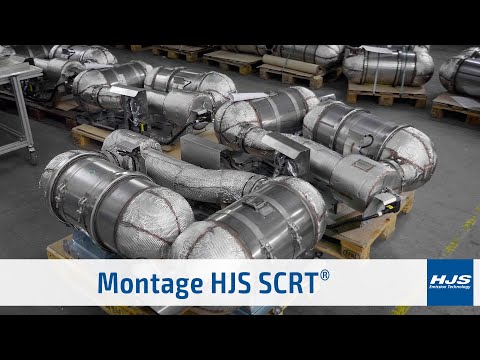 Exhaust gas aftertreatment for heavy machines, assembly @ HJS Emission Technology Menden