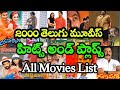 2000 Telugu Movies Hits And Flops Tollywood Movies In 2000