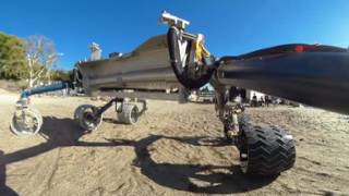 Rover Ride-Along in the Mars Yard (360 Video)