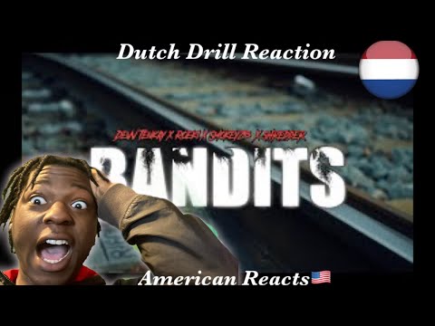 American Reacts to Dutch Drill! Tenkay x Roeki x Smokeyz6 x Shredder - Bandits (Prod. Muric)