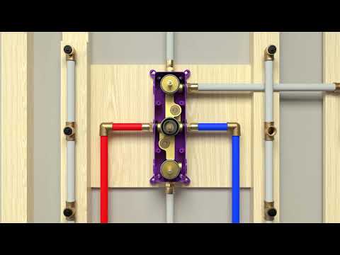 EVERSTEIN | SF12-3FCML6378BK Light Wave 12" High-Pressure Shower System Installation Guide Video