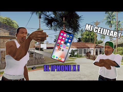 CJ LE COMPRA EL IPHONE X A SU HIJO - GTA SAN ANDREAS - LOQUENDO