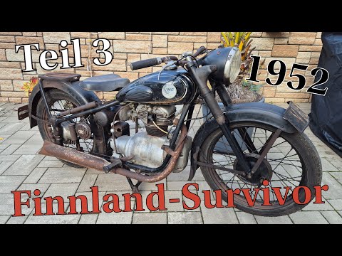 Original paint fetishist - Part 3 Simson Touring Awo 1952 Finland Survivor