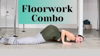 FLOORWORK COMBO FOR BEGINNERS || Floorwork For Pole Dance Tutorial
