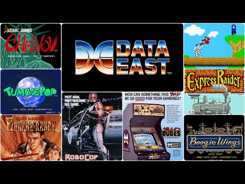 Borsuk Retro Gry TV: AUTOMATY ARCADE - Przegląd Gier Firmy DATA EAST #1 (+ 2 x LP FShark i Commando)