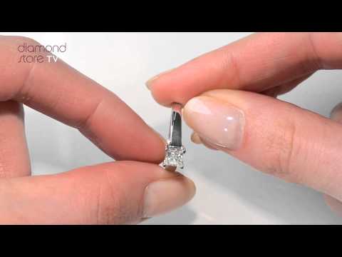 UT32-97XUA - Delightful Lucy 18K Gold Diamond Engagement Ring 0.75CT-F-G/VS