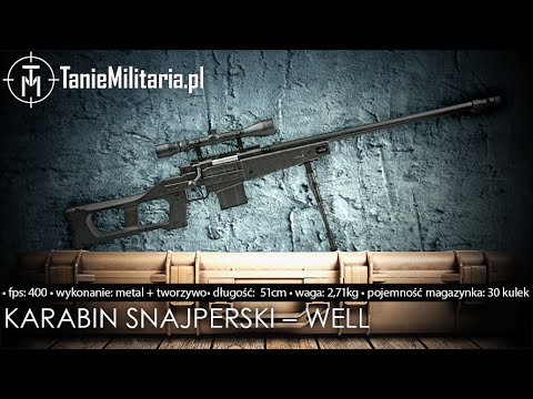SNIPER RIFLE (MB4409D) BY WELL - TANIEMILITARIA.PL