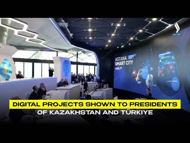 Digital projects shown to Presidents of Kazakhstan and Türkiye