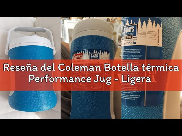 Vídeo relacionado con Coleman Botella térmica Performance Jug - Ligera de 1,8 litros con Aislamiento de Alto Rendimiento Que Mantiene Las Bebidas Frescas hasta 12 Horas