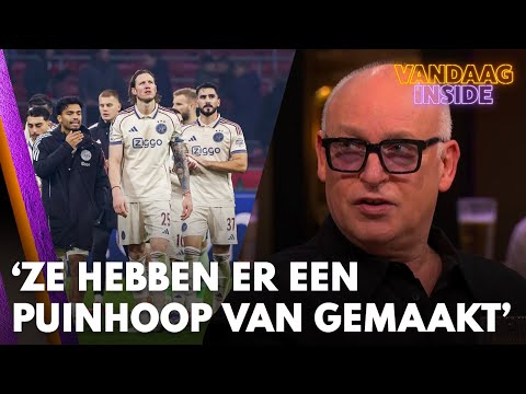 René van der Gijp over pijnlijke Ajax-statistiek: 'Ze hebben er een puinhoop van gemaakt'