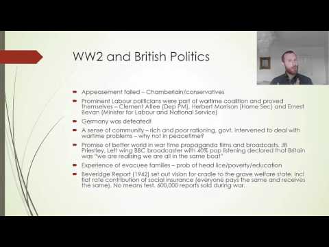 Britain in 1945 and the creation of the welfare state