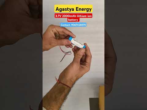 High-Performance 3.7V 2000mAh Lithium Ion Rechargeable Battery Pack
