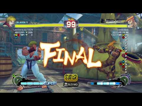 LeviStrauss1829 (Ken) vs GamerBee (Adon) - SSF4 Arcade Edition Xbox Live Ranked Match