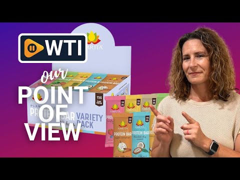 AMRITA Variety Pack (12 bars) Vegan Protein Bars | Peanut Free - WTI product video review