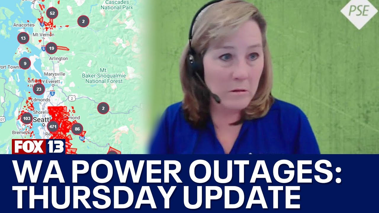 PSE talks power outages due to WA bomb cyclone: Thursday update