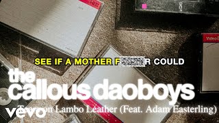 Music video thumbnail preview for The Callous Daoboys - Tears on Lambo Leather (Feat. Adam Easterling) [Official Lyric Video] by The Callous Daoboys