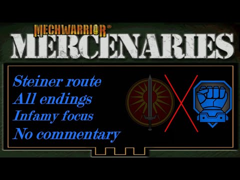 [Longplay, No Commentary] MechWarrior 4: Mercenaries (PC, 2002) 1080p Steiner Play-through Part 2/2