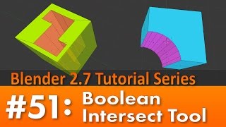 Download the video "Blender 2.7 Tutorial #51 : Boolean Intersect Tool #b3d"