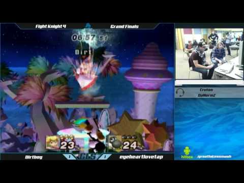 Fight Knight 4 Project M Singles Grand Finals - Dirtboy (Peach) vs. eyeheartlovetap (Yoshi)