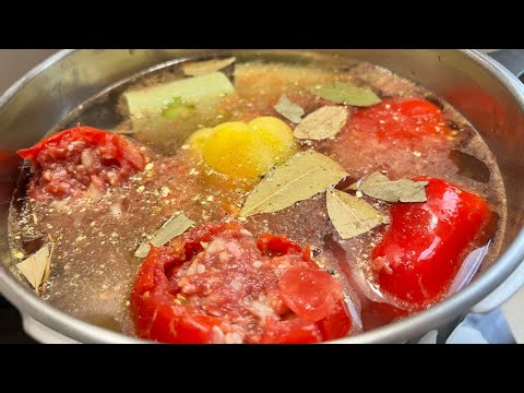 Stuffed Vegetables with Ground Beef | Healthy Lunch Ideas