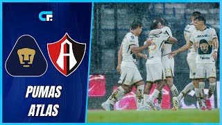 ✅ TRIUNFO AGÓNICO de PUMAS por 1-0 sobre ATLAS en la LIGA MX