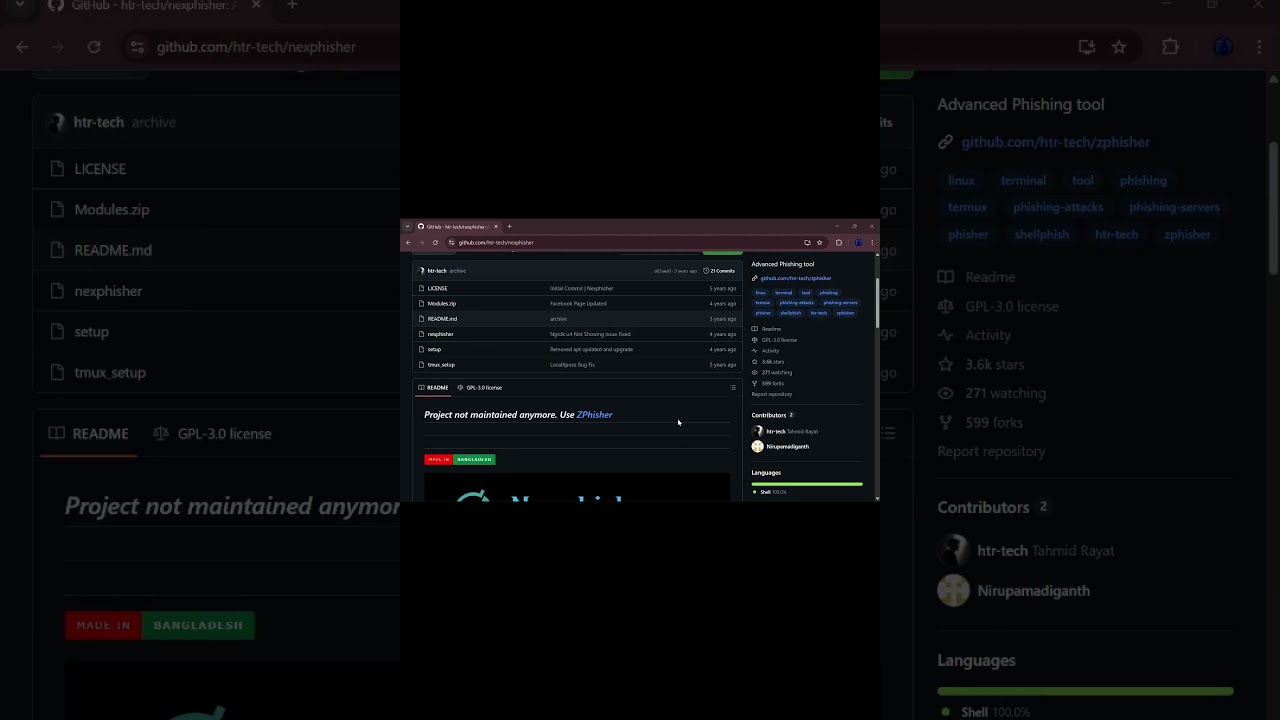 Nexphisher Tool in Kali Linux 🔥 | Phishing Tool Tutorial 2025