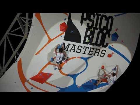Jimmy Webb vs. Josh Levin in the first round of Psicobloc Masters 2016