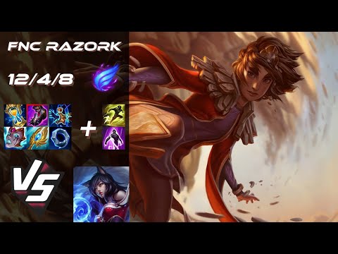 Fnatic Razork MID Taliyah vs Ahri - EU Challenger Patch 25.S2.2