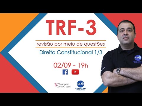 Curso TRF3 | Revisão Por Meio de Questões - Direito Constitucional 1/3 Aula Gratuita