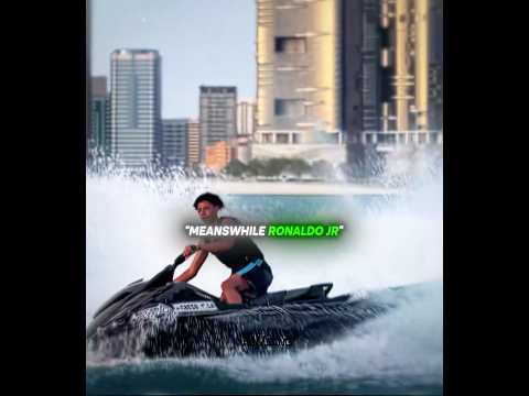 Ronaldo X Ronaldo jr Ridding Jet ski 💀🥵