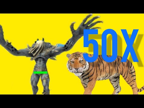 Scourge VS 50 Tigers. ARBS mobile | Animal Revolt Battle Simulator