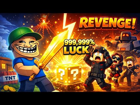 The NOOB Returns with 999,999+ LUCK! 😱 (Revenge)