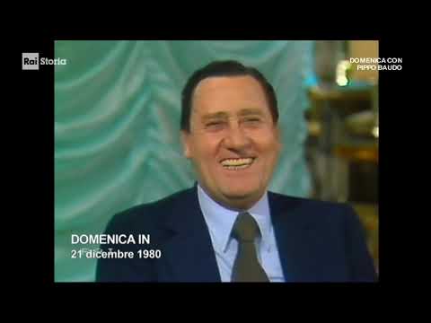 Alberto Sordi racconta la sua domenica - „Domenica In” con Edwige Fenech e Pippo Baudo (21.12.1980)
