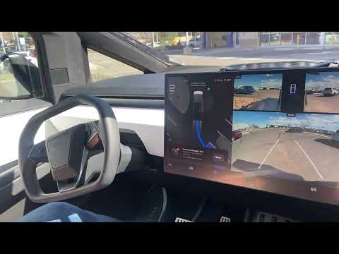 Cybertruck self parking