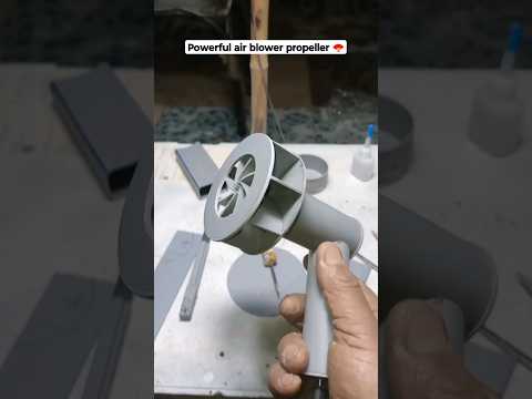 how to make a powerful air blower propeller #subscribe #homemade #dcmotor #gadgets