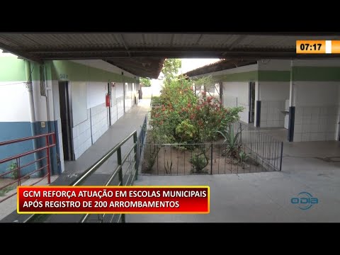Guarda Civil reforça segurança em escolas municipais após registro de 200 arrombamentos 14 01 202