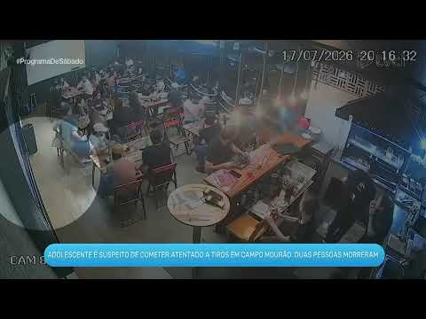 ADOLESCENTE É SUSPEITO DE COMETER ATENTADO A TIROS EM CAMPO MOURÃO. TRÊS PESSOAS MORRERAM