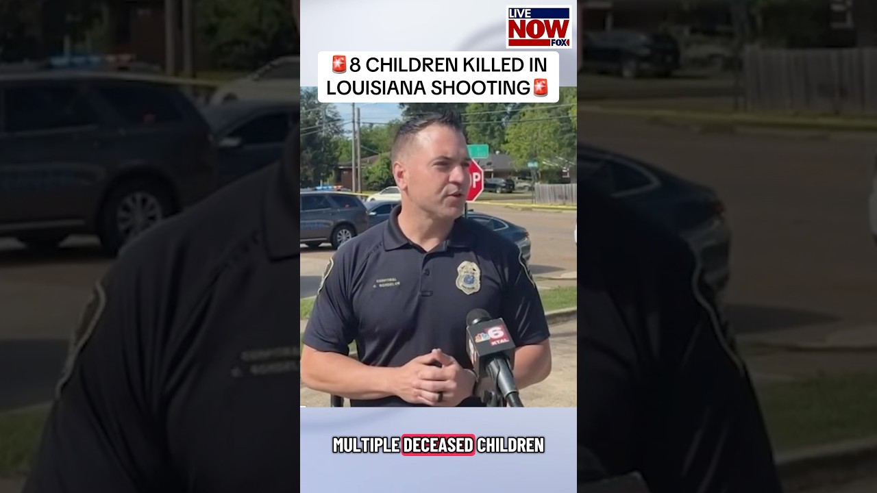 Eight children died Sunday in a shooting that police said was the result of a domestic disturbance.