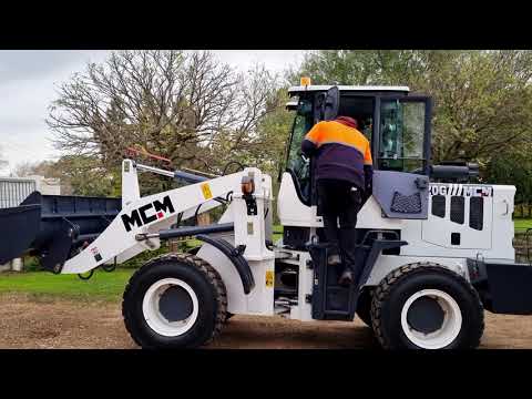 MCM 20G Model Front End Loader - Walkaround Before Delivery To Client