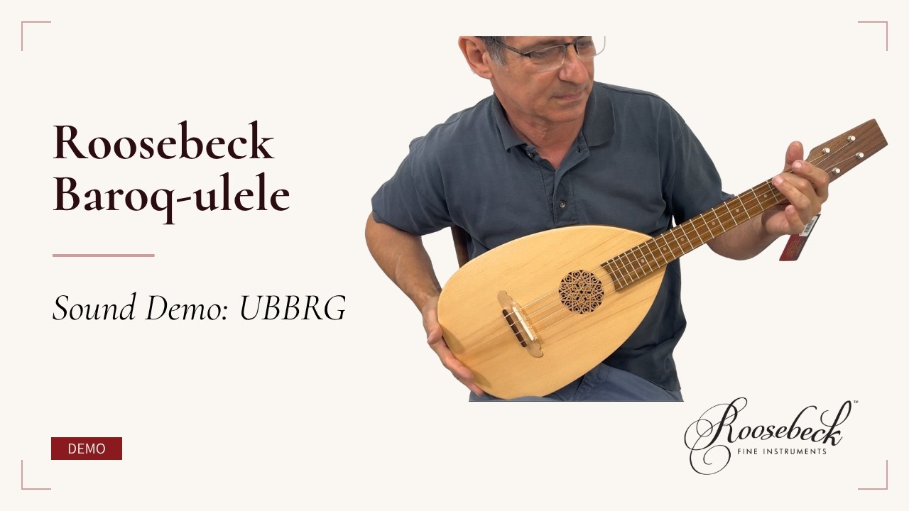 Roosebeck Baritone Baroq-ulele, Rosewood