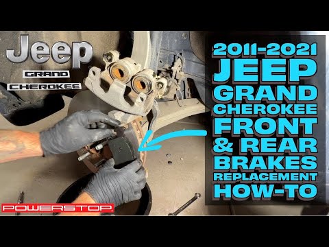 2011-2021 Jeep Grand Cherokee Front & Rear Brakes Replacement How-To