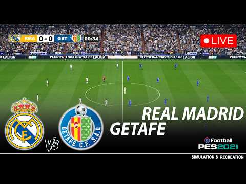 [LIVE] Real Madrid vs Getafe La Liga 25/26 Full Match - Video Game Simulation