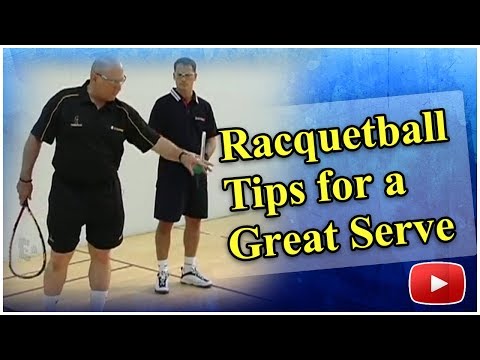 Racquetball Secrets of the Pros - Tips for a Great Serve - Coach Jim Winterton