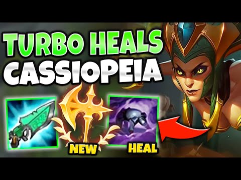 *HEAL LIKE CRAZY* NEW CONQUEROR CASSIOPEIA MAKES HER S+ TIER?! - League of Legends
